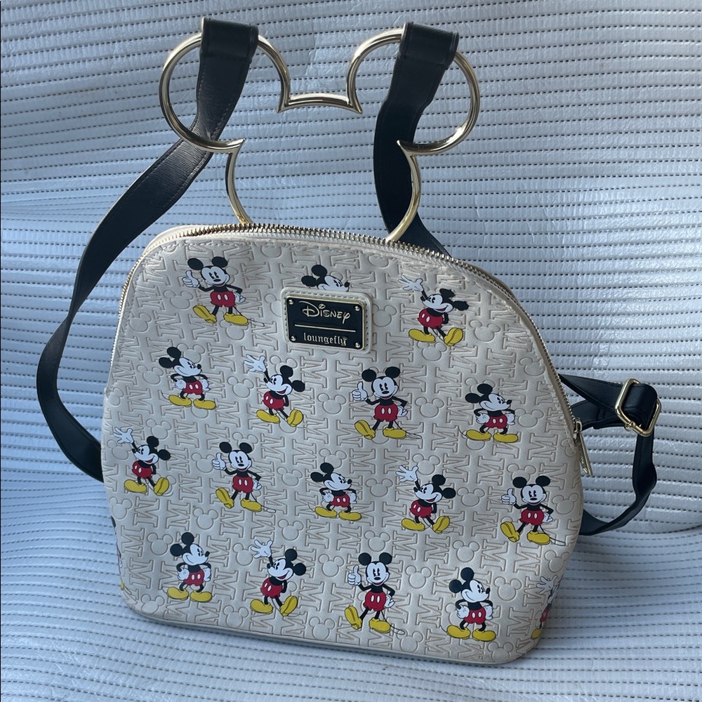 Loungefly Disney Mickey Mouse Patterned Backpack - image 2